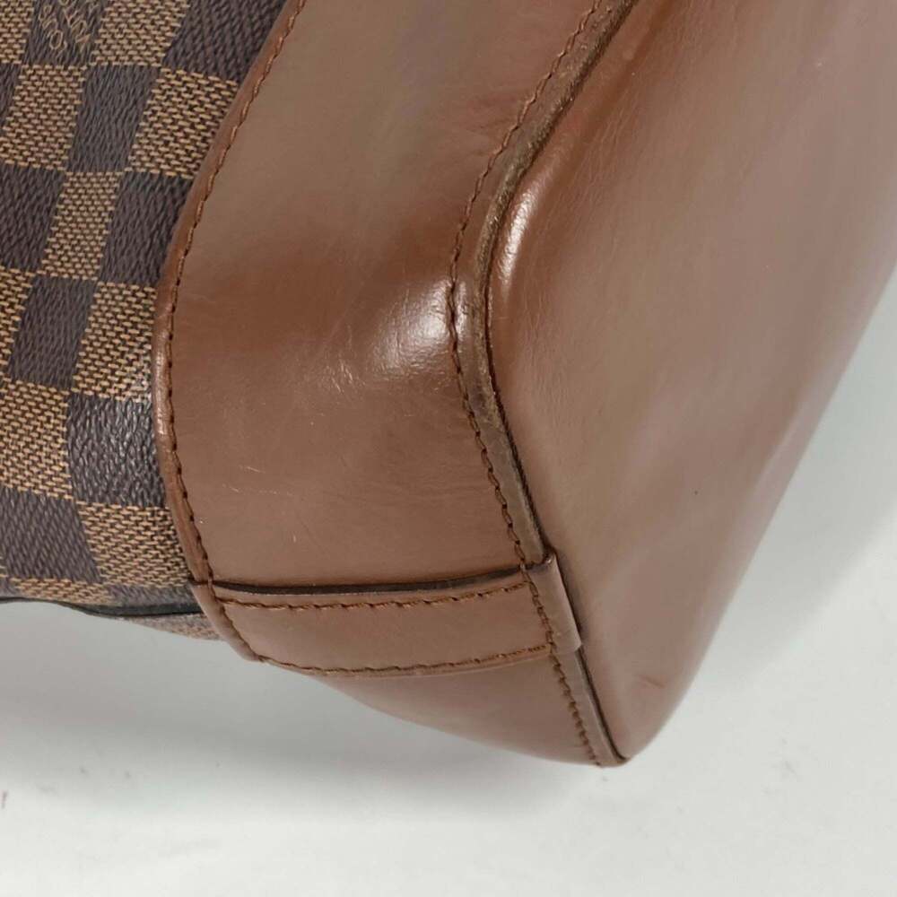 LOUIS VUITTON Authentic Brown Damier Canvas Shoulder Bag - Picture 10 of 16